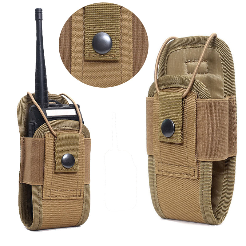 1000D Tactical Radio Spring Walkie Talkie Θήκη Θήκη τσάντας μέσης Θήκη για φορητή θήκη ενδοεπικοινωνίας Τσάντα μεταφοράς για κατασκήνωση κυνηγιού