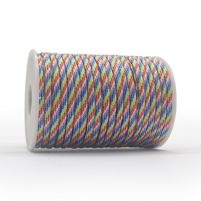 30M 1 ролка 4 мм 7 ядра на стойката Паракорд за оцеляване Парашутно въже Въже Къмпинг Катерене Къмпинг Въже Туризъм Въже за дрехи