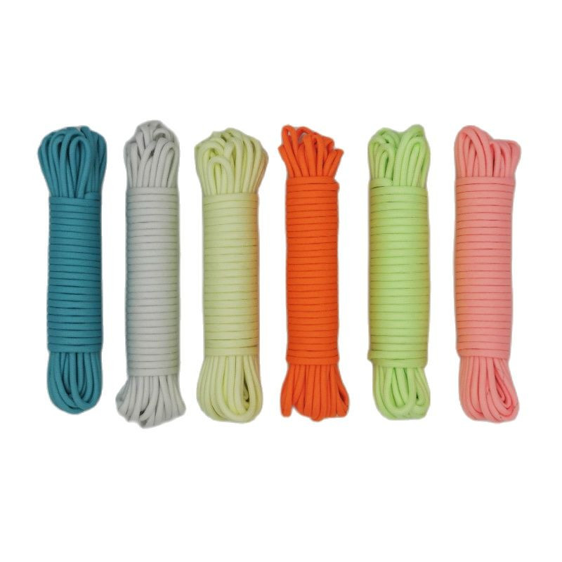 Snur de parașută luminoasă de culoare de 4 mm frânghie frânghie frânghie de avertizare Mil Spec tip o șuviță alpinism echipament de supraviețuire pentru camping