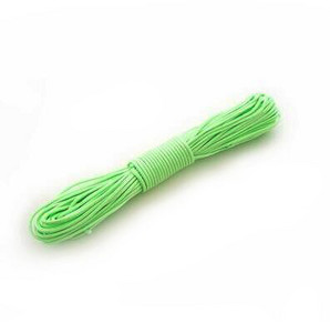 5 színben világít a sötétben világító Paracord 550 100 ft ejtőernyős zsinór zsinór 7 szálas mag kültéri túlélő kemping