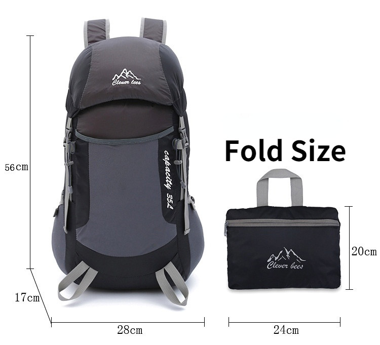 Kuumalt kokkupandav spordikott veekindel matkamine pehme seljaga matkaseljakott Super Pack reisimiseks õues matkamiseks mägironimise seljakott