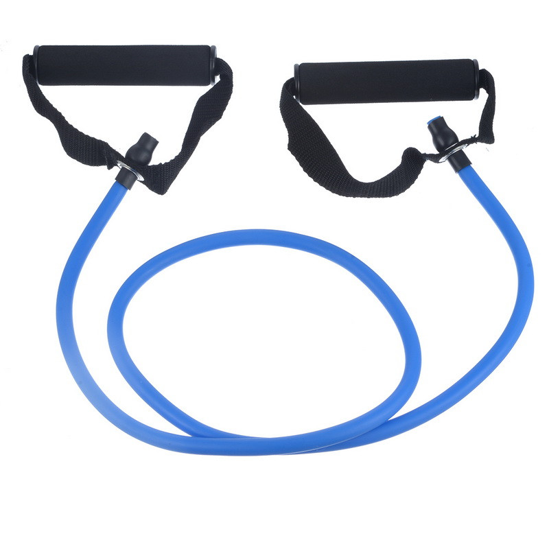 120 cm elastinės varžos juostos jogos traukimo virvės Fitneso pilateso treniruotės Sportinis guminis tempiamas traukimo virvės plėtiklis Banda Elastica