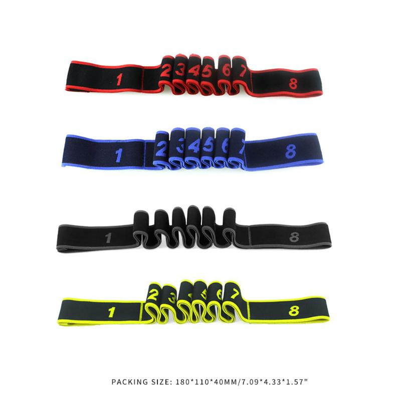 Profesionalios nailono jogai atsparios juostos, dėvėjimuisi atsparios fitneso tempimo treniruočių diržas vidaus treniruoklių salėje Pilateso elastinė juosta