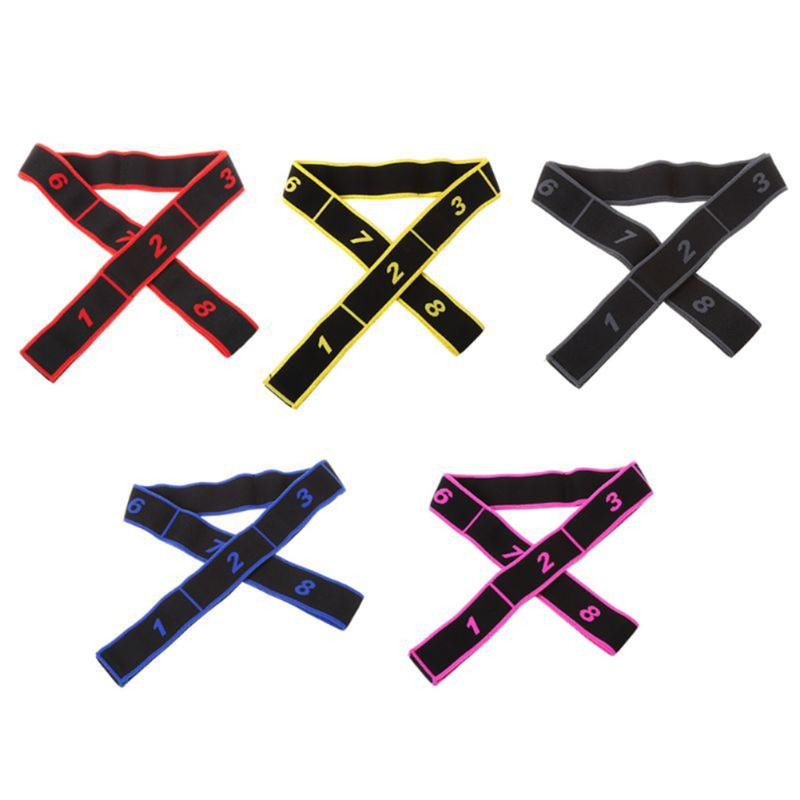 Profesionalios nailono jogai atsparios juostos, dėvėjimuisi atsparios fitneso tempimo treniruočių diržas vidaus treniruoklių salėje Pilateso elastinė juosta