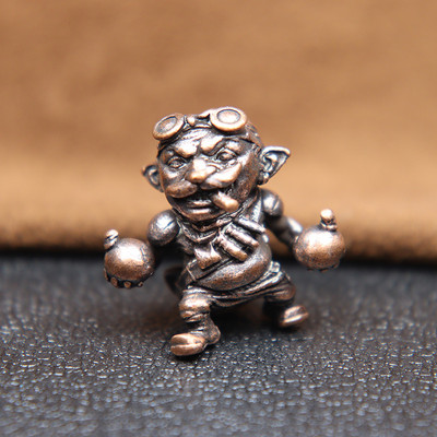 Alliance Gnome Smoking Bomb Soldat Inginer Cuțit din alamă Mărgele DIY Paracord țesut Snur Breloc Pandantive Accesorii pentru instrumente EDC