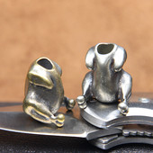 EDC messingist kalkuni kana nuga helmed paracord köis ripatsid võlusid DIY kaelapaelad tarvikud välitingimustes ellujäämise tööriistad ehete valmistamine