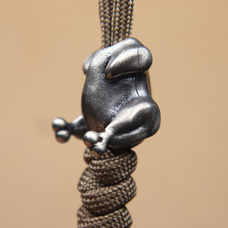 EDC messingist kalkuni kana nuga helmed paracord köis ripatsid võlusid DIY kaelapaelad tarvikud välitingimustes ellujäämise tööriistad ehete valmistamine