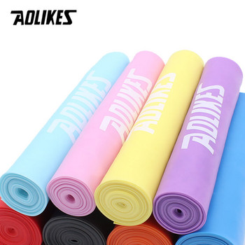 AOLIKES Elastic Yoga Resistance Bands Natural Latex Gym Fitness Crossfit Loop Bodybulding Άσκηση Προπόνησης Εξοπλισμός