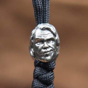 Ρετρό American Joker Knife Bead DIY Lanyard Κρεμαστό Αξεσουάρ Κλόουν Γλυπτό Paracord Beads EDC Διακοσμητικά βραχιόλι με σχοινί ομπρέλας