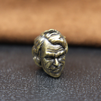 Ρετρό American Joker Knife Bead DIY Lanyard Κρεμαστό Αξεσουάρ Κλόουν Γλυπτό Paracord Beads EDC Διακοσμητικά βραχιόλι με σχοινί ομπρέλας