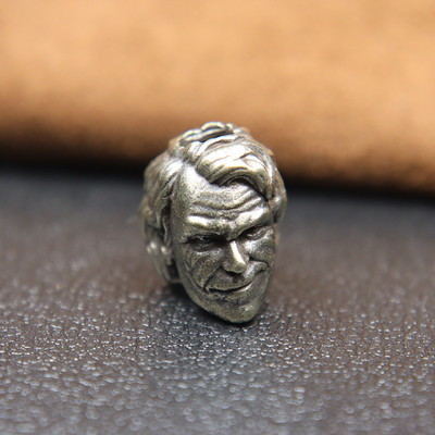 Ρετρό American Joker Knife Bead DIY Lanyard Κρεμαστό Αξεσουάρ Κλόουν Γλυπτό Paracord Beads EDC Διακοσμητικά βραχιόλι με σχοινί ομπρέλας