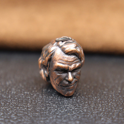 Ρετρό American Joker Knife Bead DIY Lanyard Κρεμαστό Αξεσουάρ Κλόουν Γλυπτό Paracord Beads EDC Διακοσμητικά βραχιόλι με σχοινί ομπρέλας