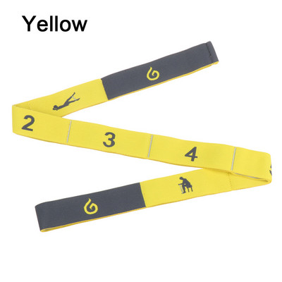 1 tk polüester-puuvillajooga venitusrihm elastne joogarihm, tõmberihm, jõusaal Fitness Treening Tantsu koduseks treeninguks