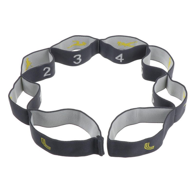 1 tk polüester-puuvillajooga venitusrihm elastne joogarihm, tõmberihm, jõusaal Fitness Treening Tantsu koduseks treeninguks