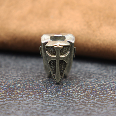 Cuțit din alamă cu scut în cruce, mărgele de bricolaj, umbrelă, frânghie, pandantiv, lanternă, șnur, agățat EDC, instrument de exterior, accesoriu pentru brățară paracord