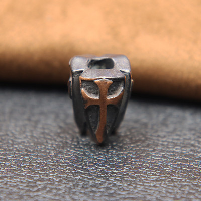 Cuțit din alamă cu scut în cruce, mărgele de bricolaj, umbrelă, frânghie, pandantiv, lanternă, șnur, agățat EDC, instrument de exterior, accesoriu pentru brățară paracord