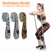 1 tk Leopard Print jooga vastupanu bänd jõusaal Fitness Pitales elastne vöö ladina tantsu sporditeip