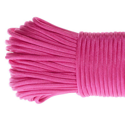 Paracordi käevõru köis langevarjuga 550 nöör välitingimustes ellujäämisköis DIY punumine ronimisnöör telkimiseks 7 Strand 100ft