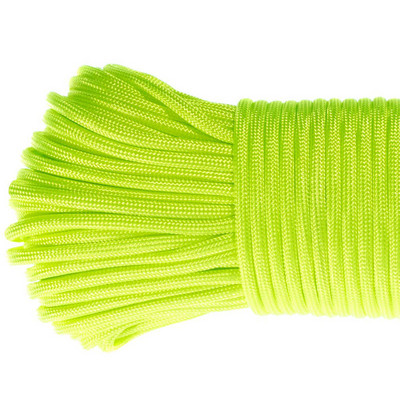 Paracordi käevõru köis langevarjuga 550 nöör välitingimustes ellujäämisköis DIY punumine ronimisnöör telkimiseks 7 Strand 100ft