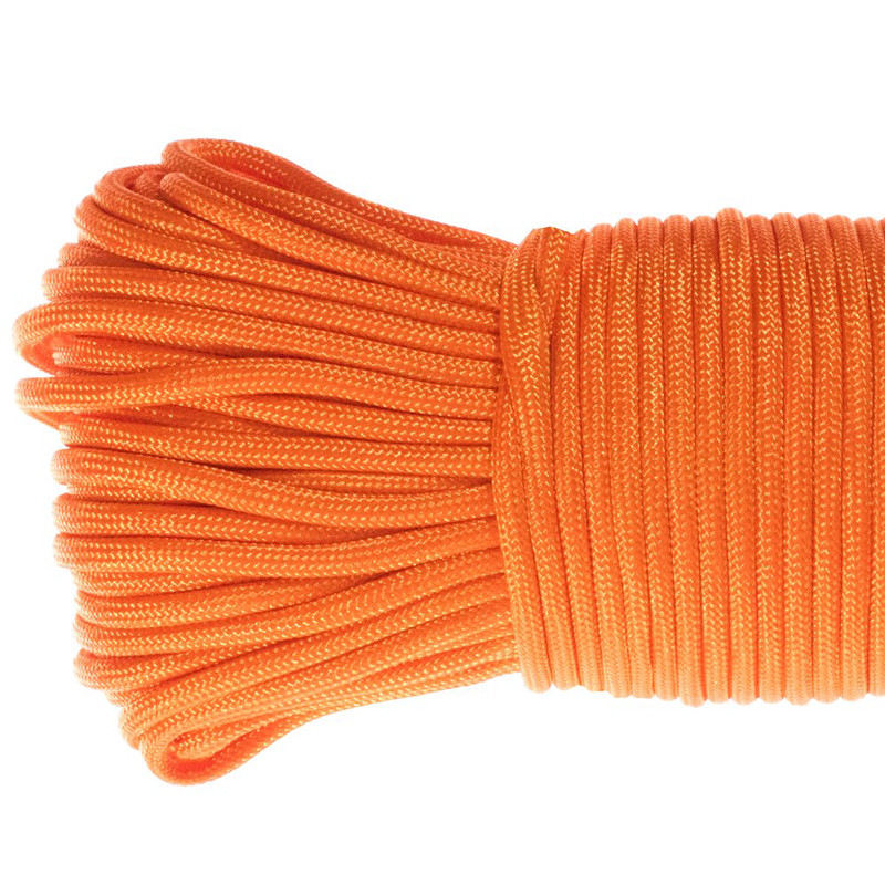 Paracordi käevõru köis langevarjuga 550 nöör välitingimustes ellujäämisköis DIY punumine ronimisnöör telkimiseks 7 Strand 100ft