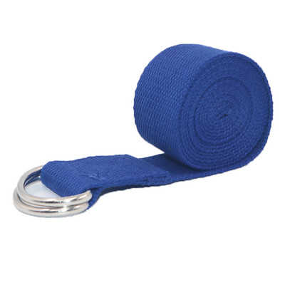 183x3,8 cm joogarihm, vastupidavad puuvillased harjutusrihmad reguleeritava D-rõngaga pandlaga Pilatese vöö jooga venitusrihm fitnessi jaoks