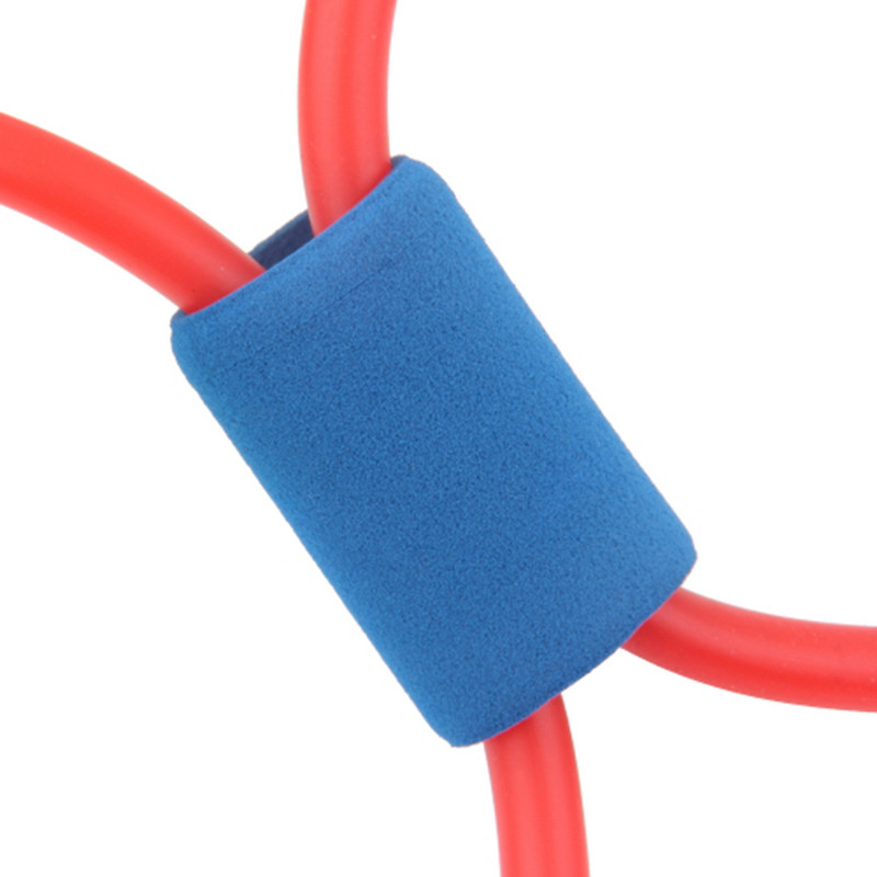 Bandă de rezistență Yoga Pilates Abs Exercițiu Stretch Fitness Tube Benzi de antrenament ZJ55