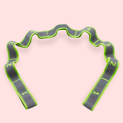 1 tk mitmesegmendiline jooga venitusbänd, tantsupilatese treening, pingutusbänd, vastupidavusbänd.