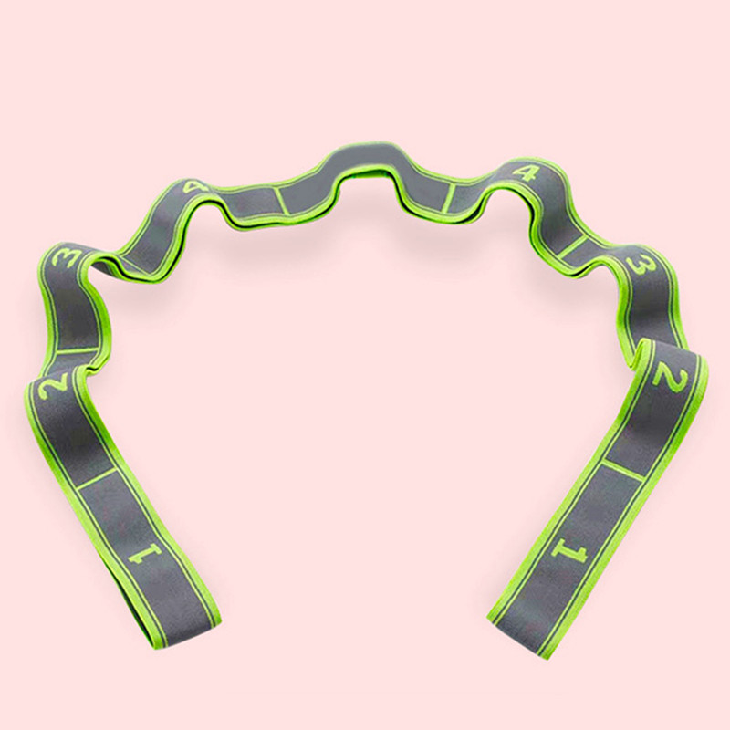 1 tk mitmesegmendiline jooga venitusbänd, tantsupilatese treening, pingutusbänd, vastupidavusbänd.