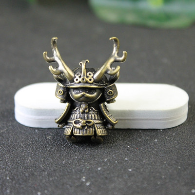 Jaapani mereröövli sarved Samurai nukk Paracord helmesnuga kaelarihm messingist amuletid EDC DIY käevõru tarvikud võtmehoidja ripatsite jaoks