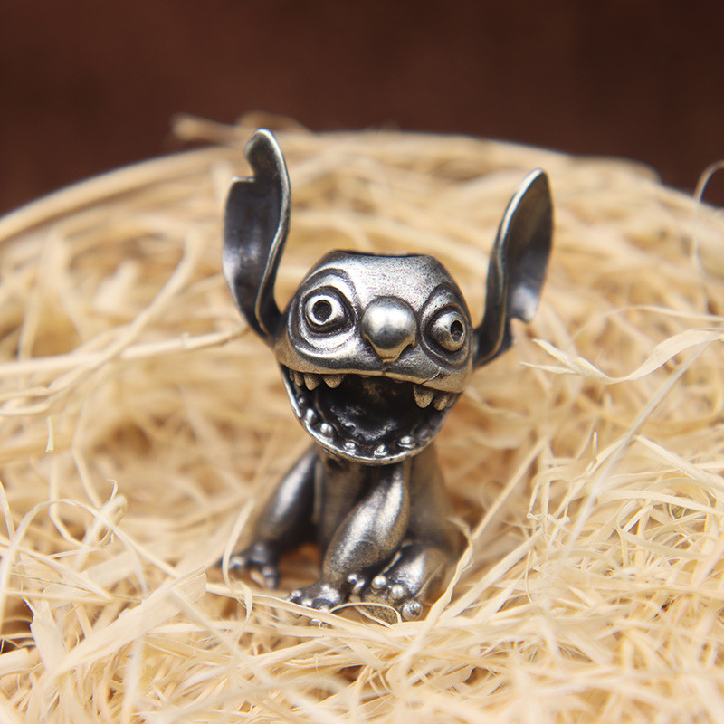 Nagy fülek száj koala figurák sárgaréz kés zsinór medálok EDC kültéri paracord gyöngyök varázslatok barkácsolás kulcstartó kiegészítők forró rajzfilm