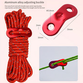 4M 550 Paracord Parașuta Snur Snur Cort Cort Guyline Mil Spec Tip III 7 Toroane 50FT 100FT Pentru drumeții Camping