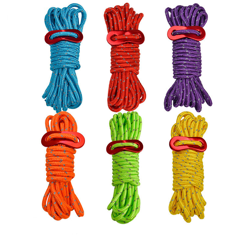 4M 550 Paracord Parașuta Snur Snur Cort Cort Guyline Mil Spec Tip III 7 Toroane 50FT 100FT Pentru drumeții Camping