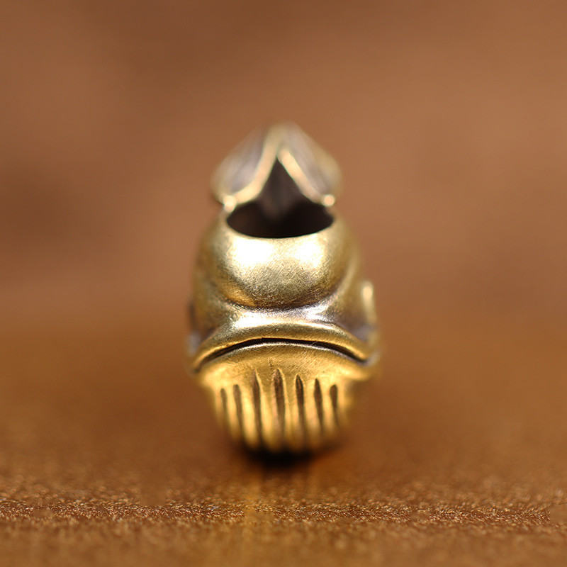 Armsad vaala messingist noahelmed EDC õues meisterdamise paracord tarvikud Käsitsi valmistatud kootud paelad ripatsid Ehted vihmavarju köie riputused