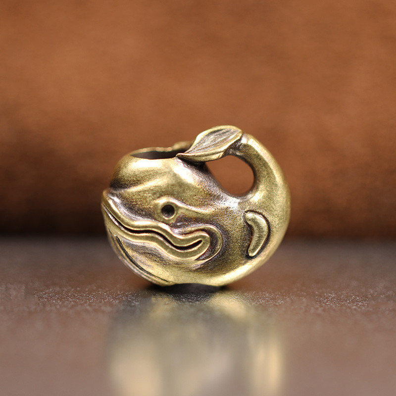 Armsad vaala messingist noahelmed EDC õues meisterdamise paracord tarvikud Käsitsi valmistatud kootud paelad ripatsid Ehted vihmavarju köie riputused