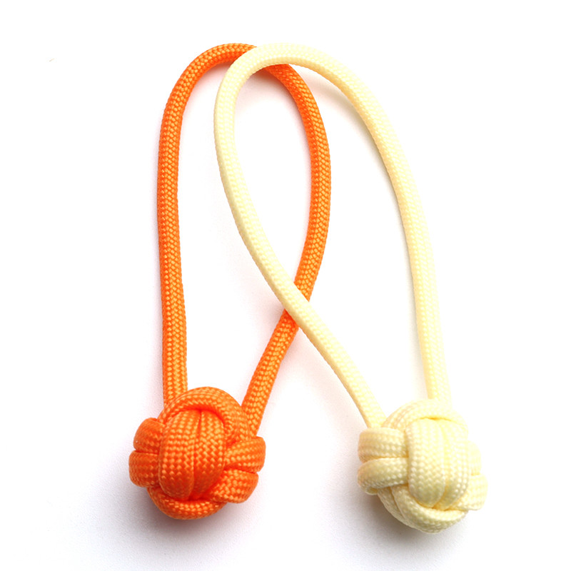 Cuțit Mărgele împletit Paracord Geantă de școală Fermoar Pantaloni Fermoar Decor DIY Nod Breloc