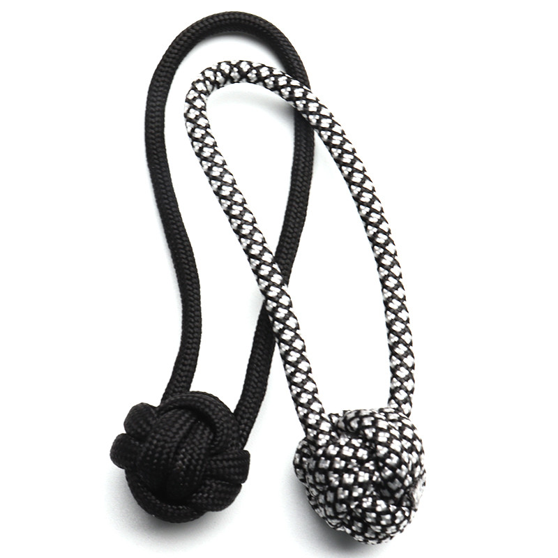 Cuțit Mărgele împletit Paracord Geantă de școală Fermoar Pantaloni Fermoar Decor DIY Nod Breloc