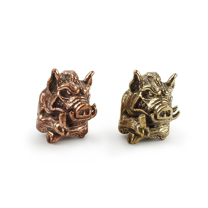 1tk/partii Kaheksajalg Noahelmed Messingist Metssea Helmed Vihmavarju Köis Ripats Punane Vask Paracord Helmed DIY