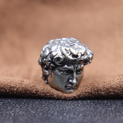 David Head Фигури Paracord Мъниста Връзка Висулка Месинг Външен EDC Инструмент Фенерче Тъкани чадъри Въже Завеси Направи си сам аксесоари