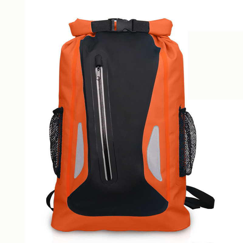 Uus veekindel kuivkott kuivseljakott süstasõiduks kanuusõiduks ujuv jõejäljega purjetamine 500D PVC 25L raskeveokite parvetamise pakett