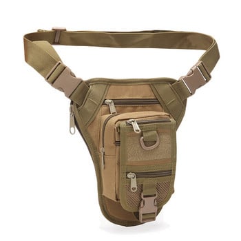 Тактическа чанта за бедра 800D Oxford Waist Packs Военни пакети за крака с падащи крака Армейска чанта за стрелба Туристическа ловна чанта за крака Чанта за мотоциклет