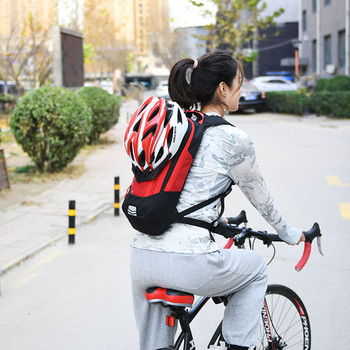 6L чанта за колоездене Мъжка дамска водоустойчива дишаща раница за бягане, велосипедна чанта за вода, чанти за велосипедна каска