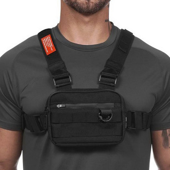 Τσάντα Camouflage Tactical ανδρική τσάντα πλάτης Πολυλειτουργική τσάντα εξωτερικού χώρου για κυνήγι Running Chest Rig Bag Σακίδια πεζοπορίας