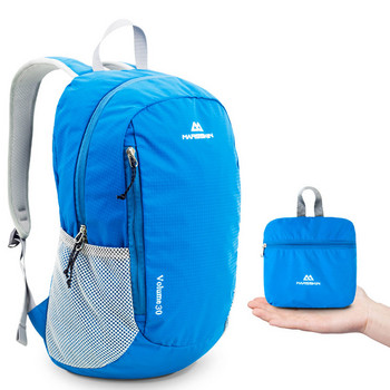 Πτυσσόμενη φορητή τσάντα ορειβασίας εξωτερικού χώρου 30L Nylon αδιάβροχη και φορητή αθλητική τσάντα πλάτης Ποδηλασία Ταξιδιωτική τσάντα κάμπινγκ