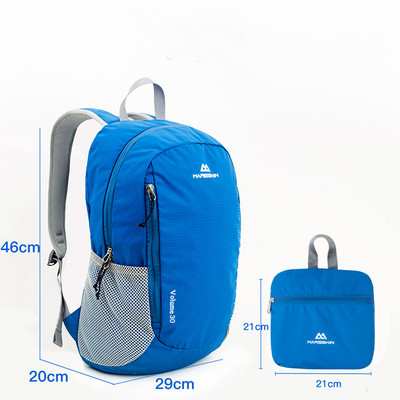 30L kokkupandav kaasaskantav välimägironimiskott nailonist veekindel ja kantav spordiseljakott Jalgrattareisi matkaseljakott