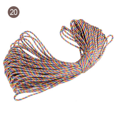 5 mm 7 aluse südamikuga Paracord ellujäämiseks Langevarjunöör Pael Telkimine Ronimine Telkimisnöör Matkariided