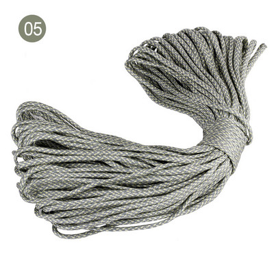 5 mm 7 aluse südamikuga Paracord ellujäämiseks Langevarjunöör Pael Telkimine Ronimine Telkimisnöör Matkariided