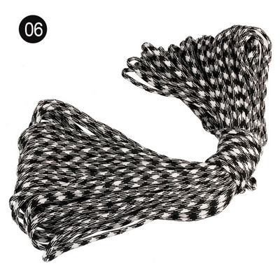 5 mm 7 aluse südamikuga Paracord ellujäämiseks Langevarjunöör Pael Telkimine Ronimine Telkimisnöör Matkariided