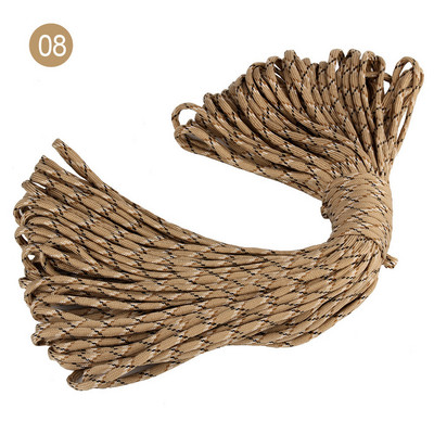 5 mm 7 aluse südamikuga Paracord ellujäämiseks Langevarjunöör Pael Telkimine Ronimine Telkimisnöör Matkariided