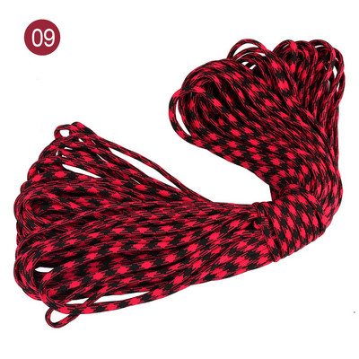 5 mm 7 aluse südamikuga Paracord ellujäämiseks Langevarjunöör Pael Telkimine Ronimine Telkimisnöör Matkariided