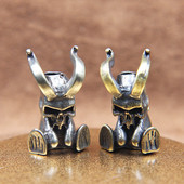 Punk messingist Little Devil Noapärli ripatsid võtmehoidja EDC taskulambi kaelarihmade jaoks